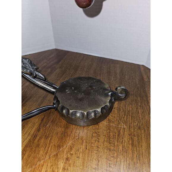 Hanging Glass Art Deco Grape Cluster Table Desk Lamp Arched Cast Metal Arm... - Picture 5 of 6